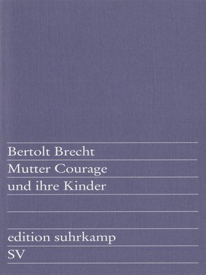 cover image of Mutter Courage und ihre Kinder